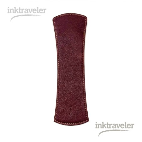 Nagasawa Kip Bordeaux Leather Pen Case x1 L