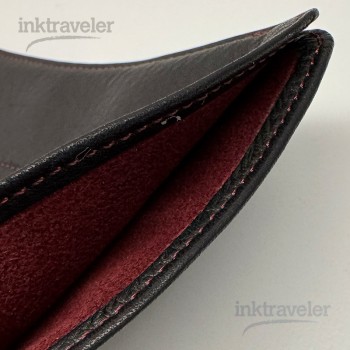 Nagasawa kobe Kip grade Black Leather Pen Case x3