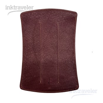 Nagasawa funda para estilográficas piel kobe burdeos Kip x 3