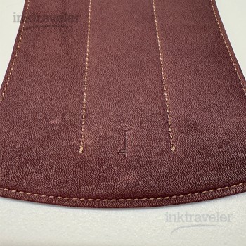 Nagasawa funda para estilográficas piel kobe burdeos Kip x 3