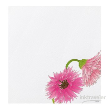 other page of Midori Iyo Washi Letter Pad Gerbera