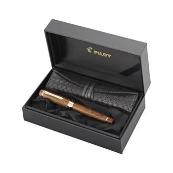 Pilot Custom Enju pagoda wood fountain pen case