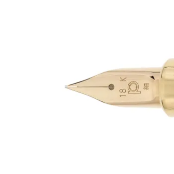 nib of Platinum Kanazawa Gold Leaf Changing Autumn Leaves Fountain Pen