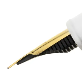 nib of Platinum 3776 Century Chenonceau White GT Fountain Pen