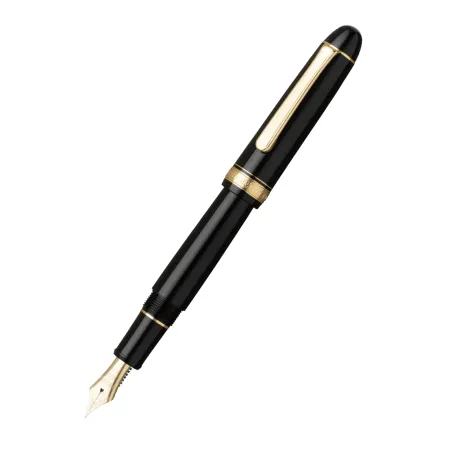 Platinum 3776 Century Black in Black GT Fountain Pen