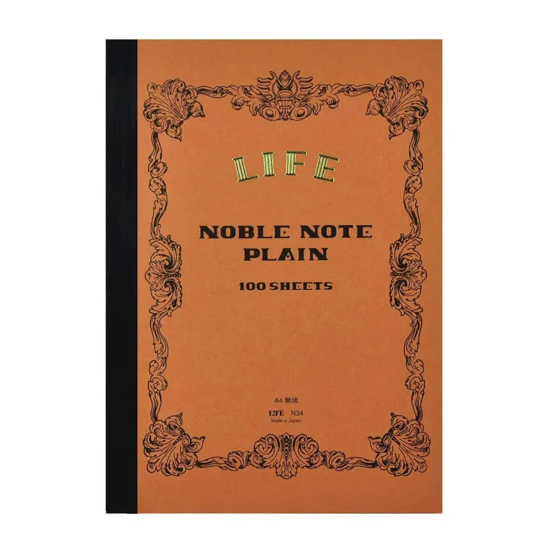A4 Life Noble Note cuaderno plain  | inktraveler