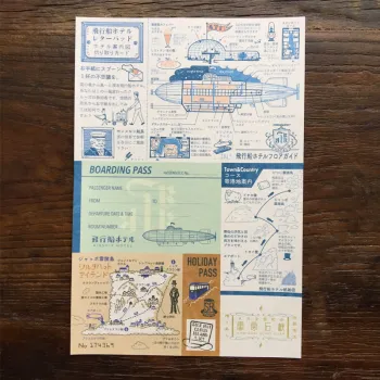 Kyupodo Airship Hotel Paper pad LIFE L!FE