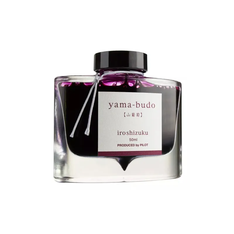 pilot iroshizuku yama budo 50 ml ink bottle