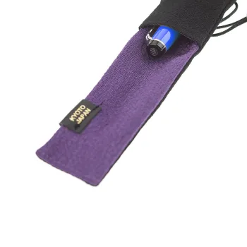 Kimono Negro Taccia Chirimen funda estilográfica | inktraveler