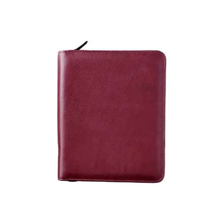 Nagasawa estuche estilográficas piel kobe burdeos Kip x10