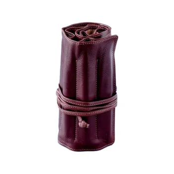 Nagasawa kobe Kip grade bordeaux Leather Pen roll x10