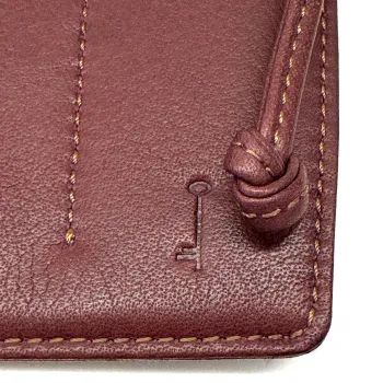 Nagasawa funda estilográficas piel kobe burdeos Kip x5