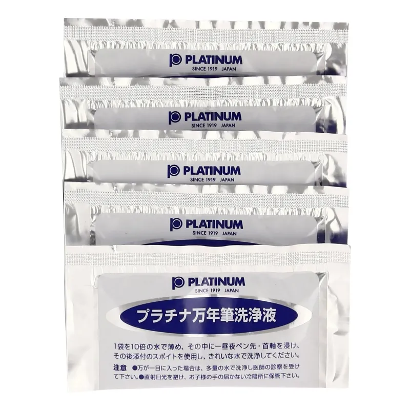 5 sachets of ink cleaning concentrate