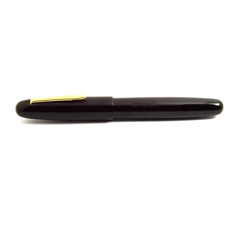 eboya houju kuroi black large fountain pen closed