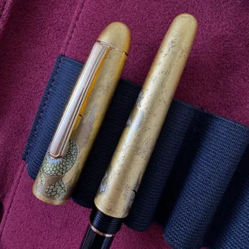 Platinum 3776 Kanazawa Gold Leaf Ascending Dragon Fountain Pen