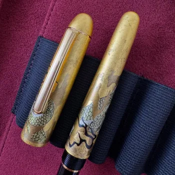 Platinum 3776 Kanazawa Gold Leaf Ascending Dragon Fountain Pen