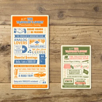 passport and regular 2026 plastic sheets by traveler’s company