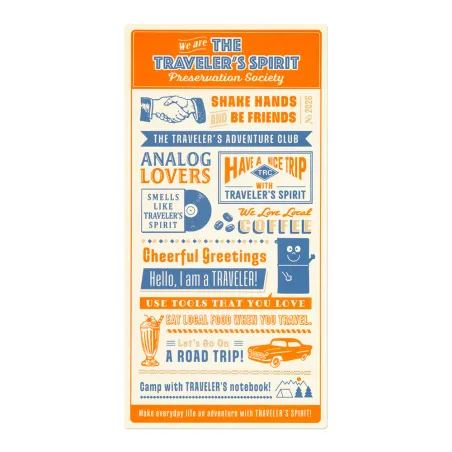 Plastic Sheet Regular 2026 Diary – Traveler’s Company