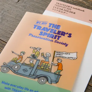 detalle de la Funda Bolsillo Pasaporte Agenda 2026