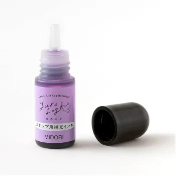 the midori purple ink refill with black cap