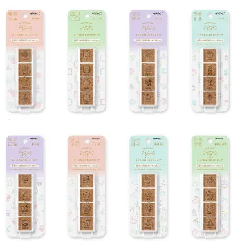 yuru log paintable stamps