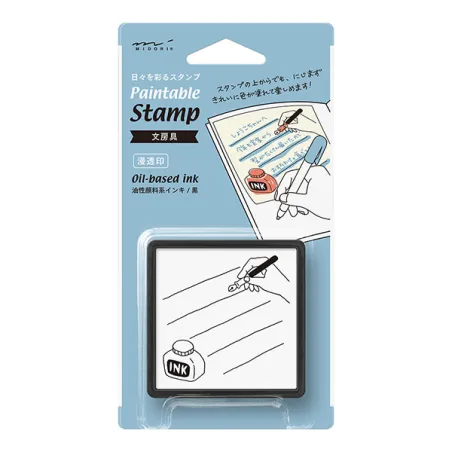 Midori Stationery Paintable Pre-Inked Stamp