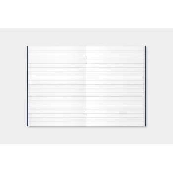 passport size notebook refill open showing 6.5 mm ruled lines