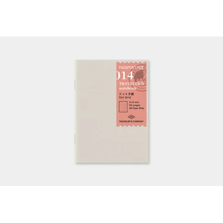 014 MD Paper Dot Grid Passport Refill – Traveler’s Company