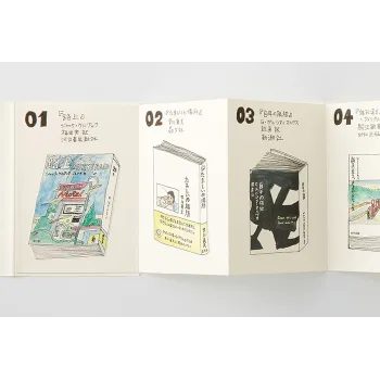 detail of sketching on accordion fold passport refill traveler’s company