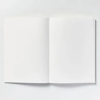 nakabayashi yusari notebook open showing plain pages
