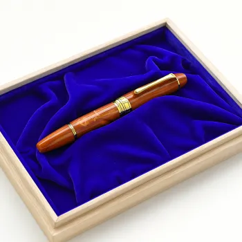 nagasawa fountain pen in its pawlonia box