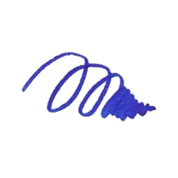 writing sample made with nagasawa kobe 02 hatoba blue ink