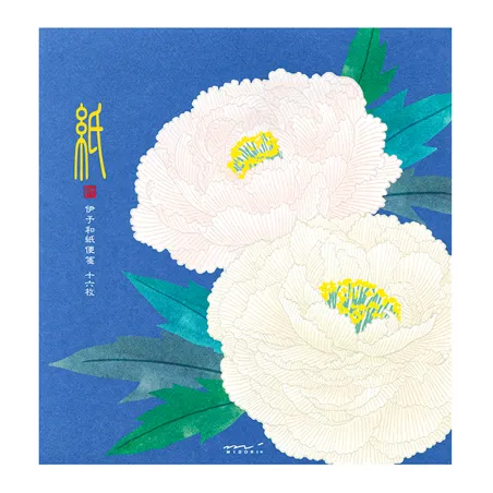 Midori Letter Pad Peonia de Invierno