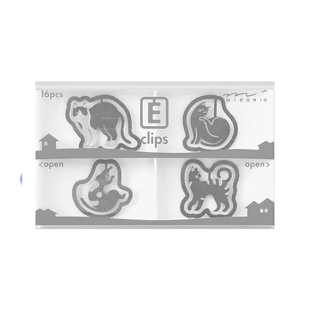 Midori Etching Clips cats