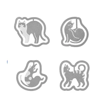 Midori Etching Clips cats