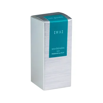 caja individual de tinta pilot iroshizuku sui gyoku 15 ml presentada en su embalaje original