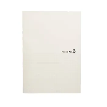 portada del cuaderno cuadriculado kobeha recto a5 número tres