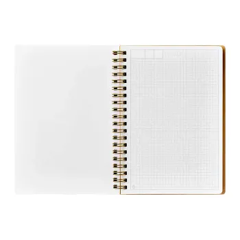 king jim hitotoki note apple comic notebook opened showing grid pages