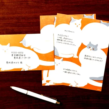 midori kimagure letter pad set arranged on wooden table