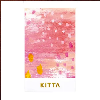 detail of kitta clear sticky note sheets with pre cut transparent material