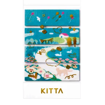 kitta collage washi tape booklet by king jim in a compact portable format