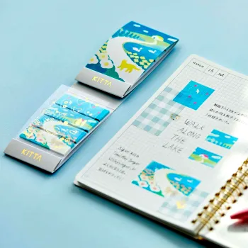 kitta collage washi tape and notebook