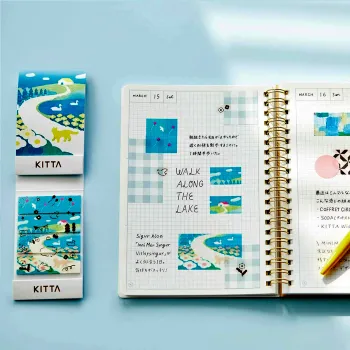 kitta collage washi tapes and notebook