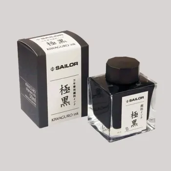 Kiwaguro Pigment ink Black Sailor Sailor | inktraveler