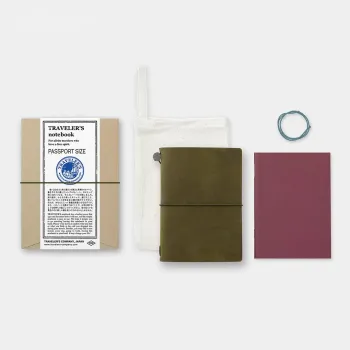 Traveler’s Notebook Olive Passport size – Travelers Company