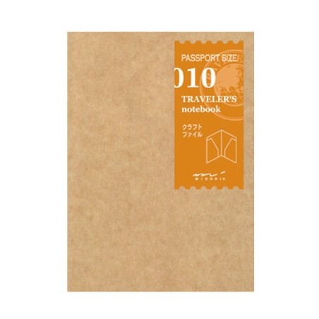 010 Kraft Paper Folder Passport – Traveler’s Company