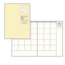 06 monthly passport diary refill closed