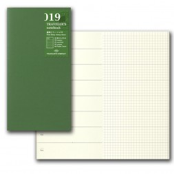 019 TN Regular 019 Refill Free Diary Weekly + Grid Notebook TRC