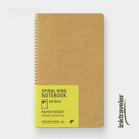 TRC Spiral Ring Notebook A5 MD paper Pockets Kangaroo
