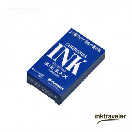 Platinum blueblack 10 cartridges box